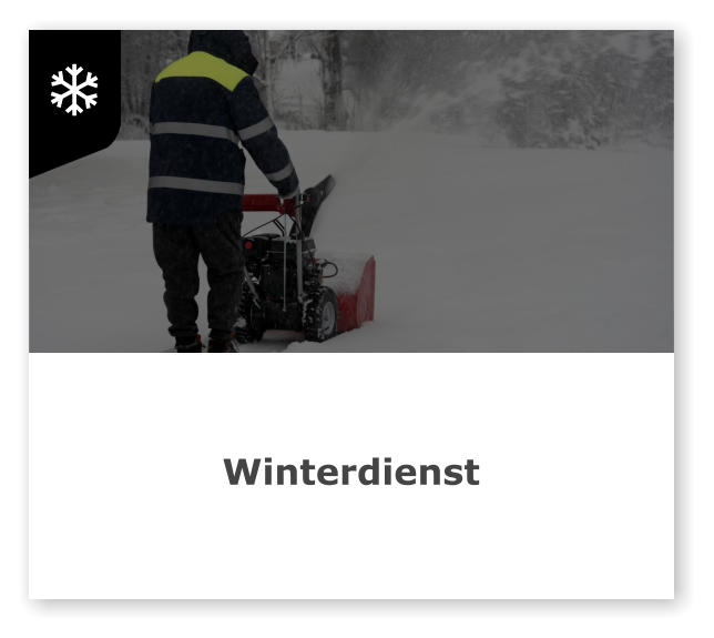 Winterdienst